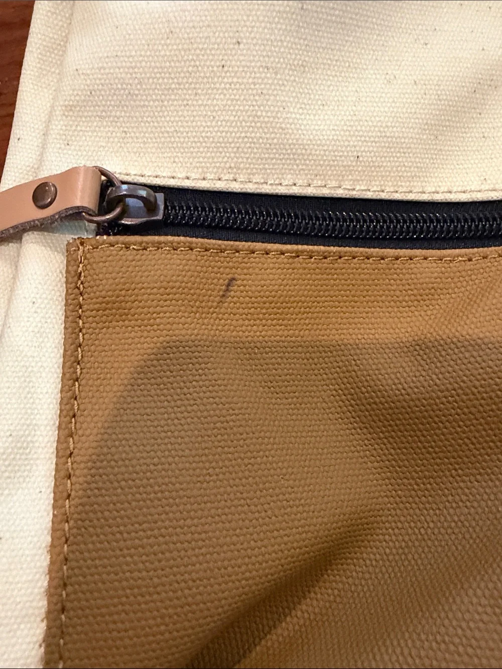 Petunia Pickle Bottom Axis Backpack in Cream and Mustard Two-Tone